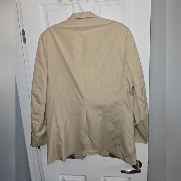 L.L. Bean Sport Khaki Sport Coat Blazer - Picture 3 of 6